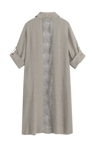 Louisa linen jacket, taupe