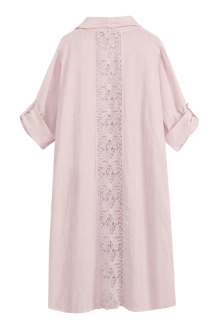 Louisa linen jacket, light pink