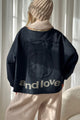 Love and Peace long sleeve T-shirt, black