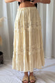 Lovely Lace skirt, champagne 