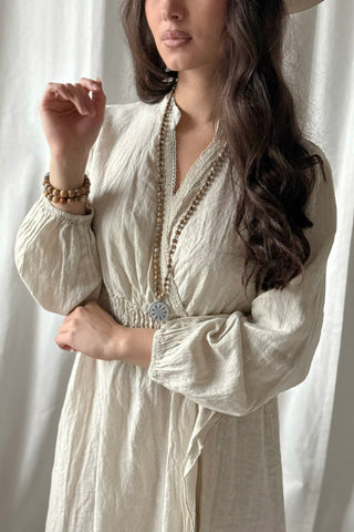 Ma Chérie pellavamekko, hiekka