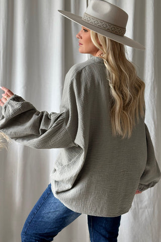 Maddie puuvillapaita, taupe