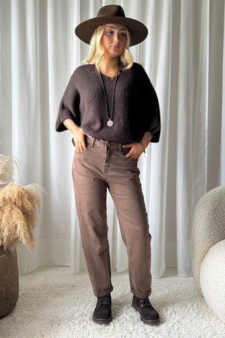 Magic jeans, khaki brown