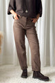Magic jeans, khaki brown