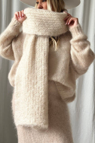 Magic mohairhuivi, beige