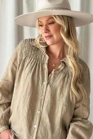 Maisie pellavapaitis, cashmere