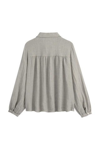 Maisie pellavapaitis, taupe