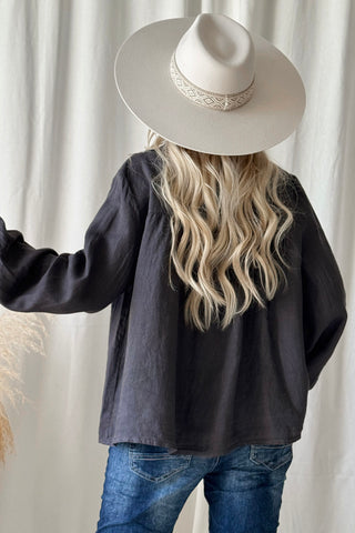 Maisie pellavapaitis, smoke