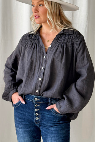 Maisie pellavapaitis, smoke