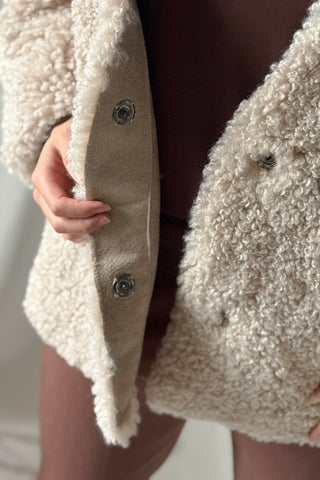 Malin tekoturkki, beige