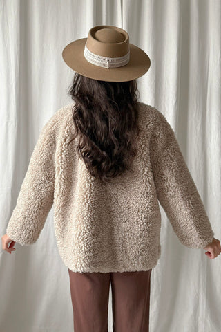 Malin tekoturkki, beige