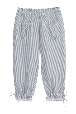 Mameluk pellavahousut, blue stripe