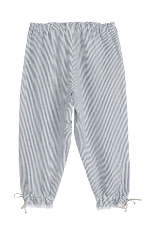 Mameluk pellavahousut, blue stripe