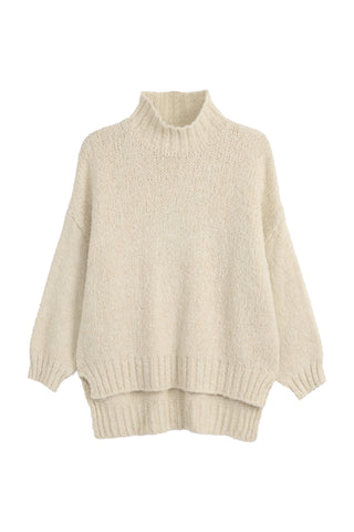 Maryanne neule, luonnonvalkoinen