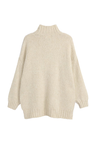 Maryanne neule, luonnonvalkoinen