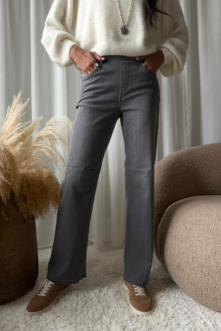Melli flared leg farkut, slate grey