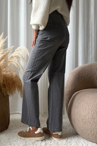 Melli flared leg farkut, slate grey