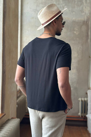 Bamboo men's t-shirt, black