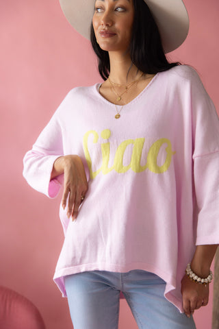 Message neule, CIAO light pink