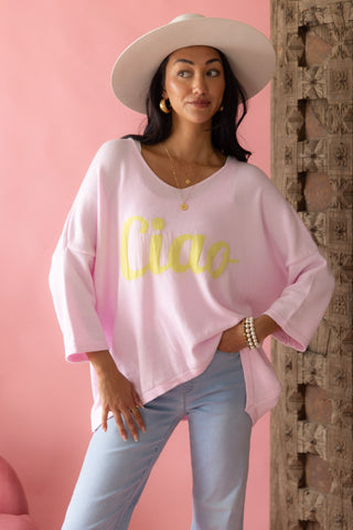 Message neule, CIAO light pink