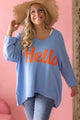 Message neule, HELLO light blue