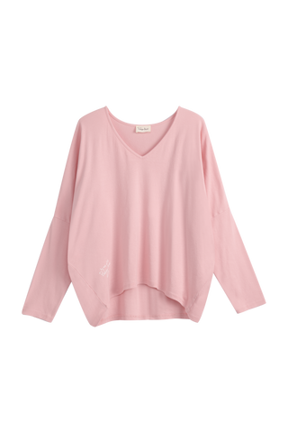 Miley cotton shirt, baby pink
