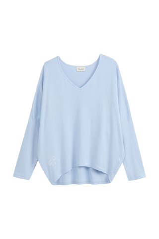 Miley cotton shirt, light blue