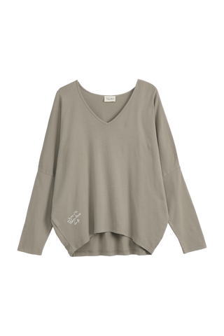 Miley puuvillapaita, taupe