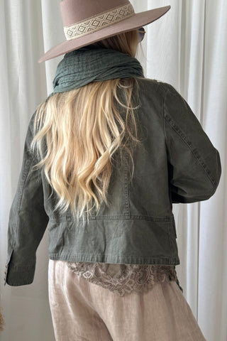 Military cotton jacket, camo