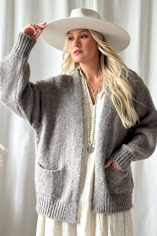 Mindy cardigan, taupe