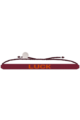 Luck, glass bead bracelet