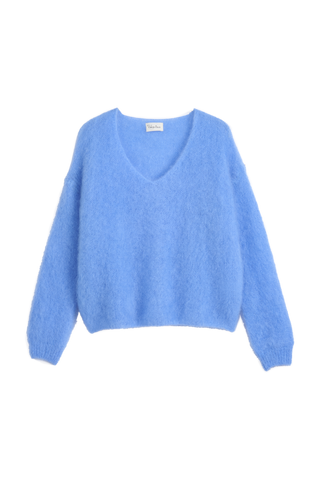 Mohair heaven jumper, heavenly blue