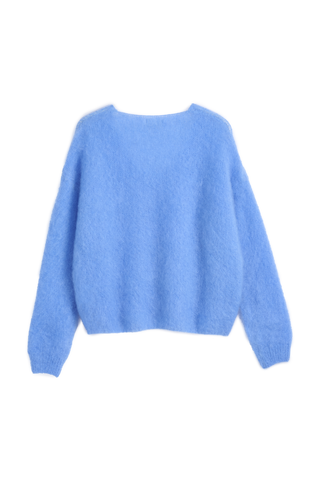 Mohair heaven jumper, heavenly blue
