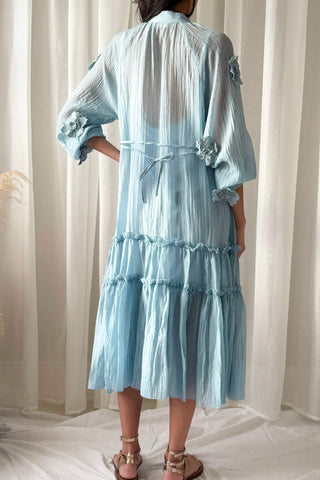 Monique dress, sky blue 