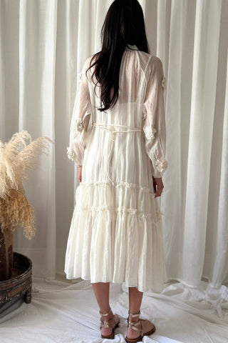 Monique dress, white 
