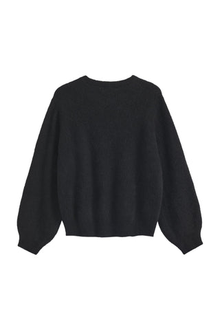 Montine neule, musta