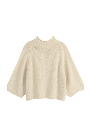 Moya neule, luonnonvalkoinen