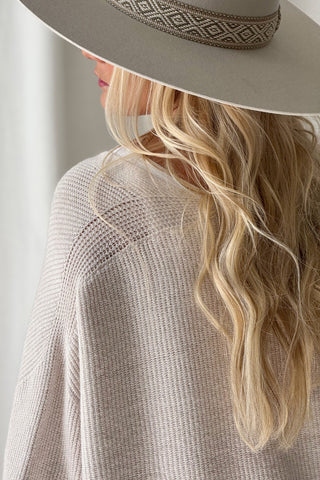 My Moment ribbineuletakki, light beige