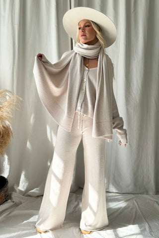 My Moment ribbineuletakki, light beige