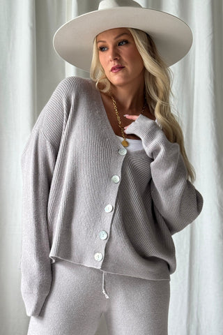 My Moment ribbineuletakki, taupe