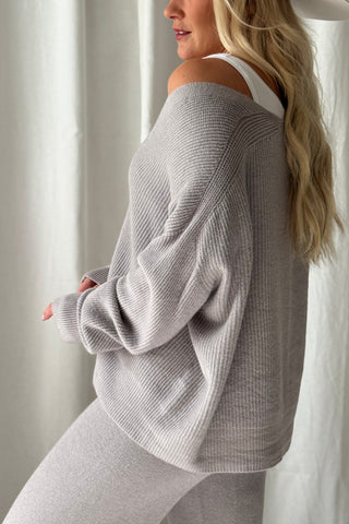 My Moment ribbineuletakki, taupe