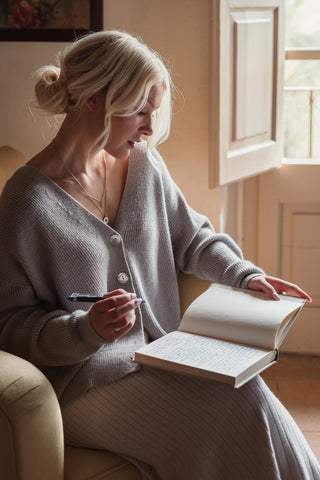 My Moment ribbineuletakki, taupe