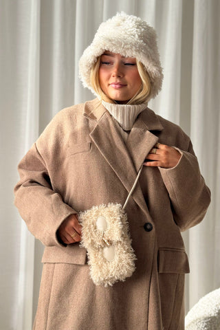 Neulekauluri, beige