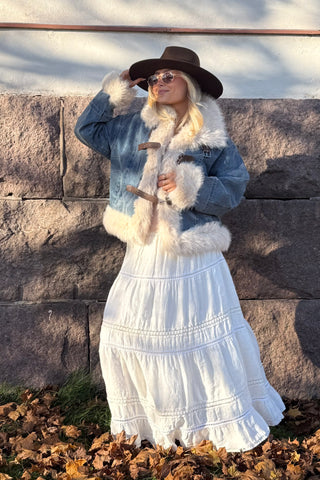 Northern Luxe denim jacket, blue