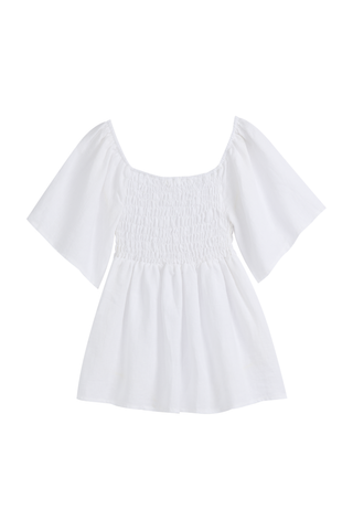 Oaklyn pellavapaita, valkoinen