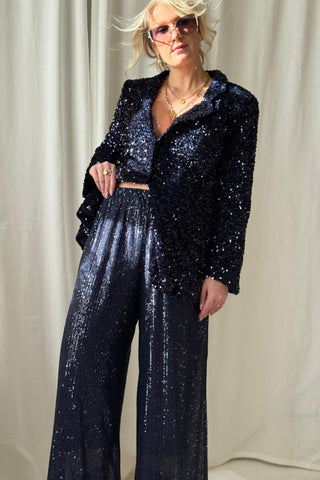 Obsession paljettibleiseri, midnight blue