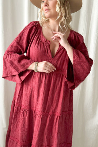 Octavia pellavamekko, red wine