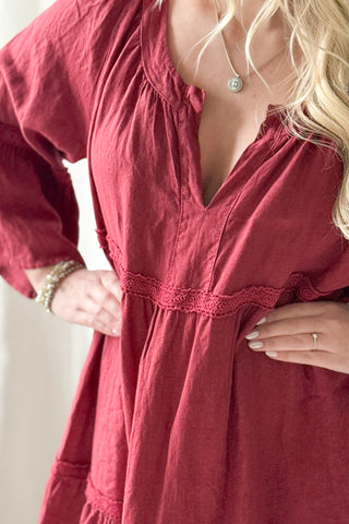 Octavia pellavamekko, red wine