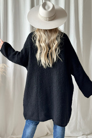 One Fine Day neuletakki, musta