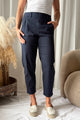 Ornela stretch housut, navy